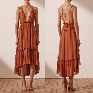 Free People Shona Joy Victoria Dress Terracotta